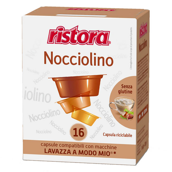 RISTORA Nocciolino - κάψουλες «A Modo Mio» 16 τμχ.