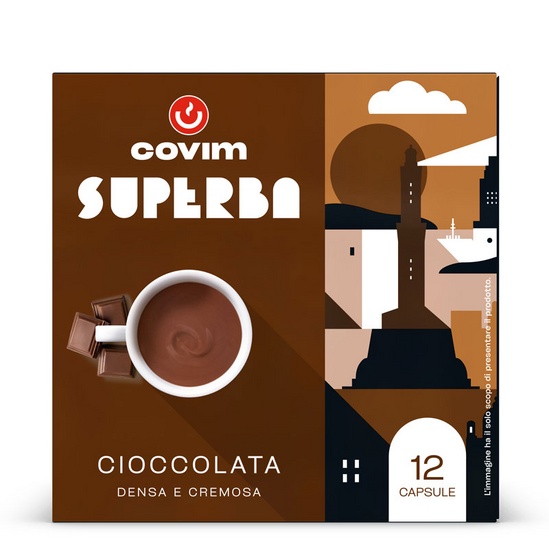 COVIM Cioccolata – "Суперба" капсуле, 12 ком.