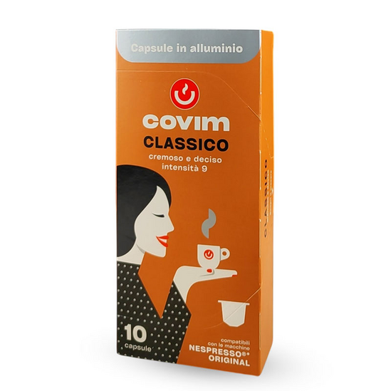 COVIM ALLUMINIO CLASSICO - ΚΆΨΟΥΛΕΣ NESPRESSO 10 ΤΕΜΆΧΙΑ