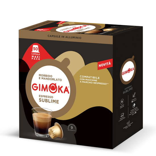 GIMOKA In Alluminio Sublime - Nespresso® capsules 50 pcs.