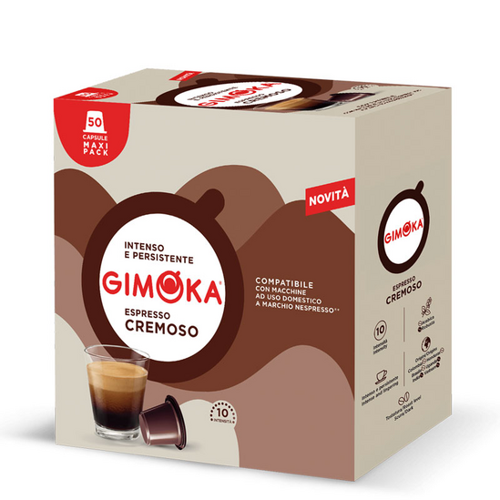 GIMOKA Cremoso - Nespresso® capsules 50 pcs.