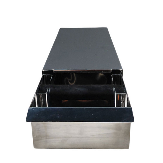 Small drawer-type container for coffee grounds