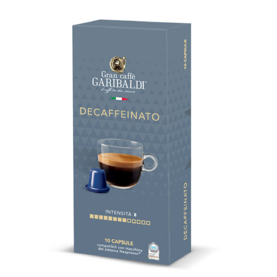 GARIBALDI Decaffeinato - капсулы «Nespresso» 10 шт.