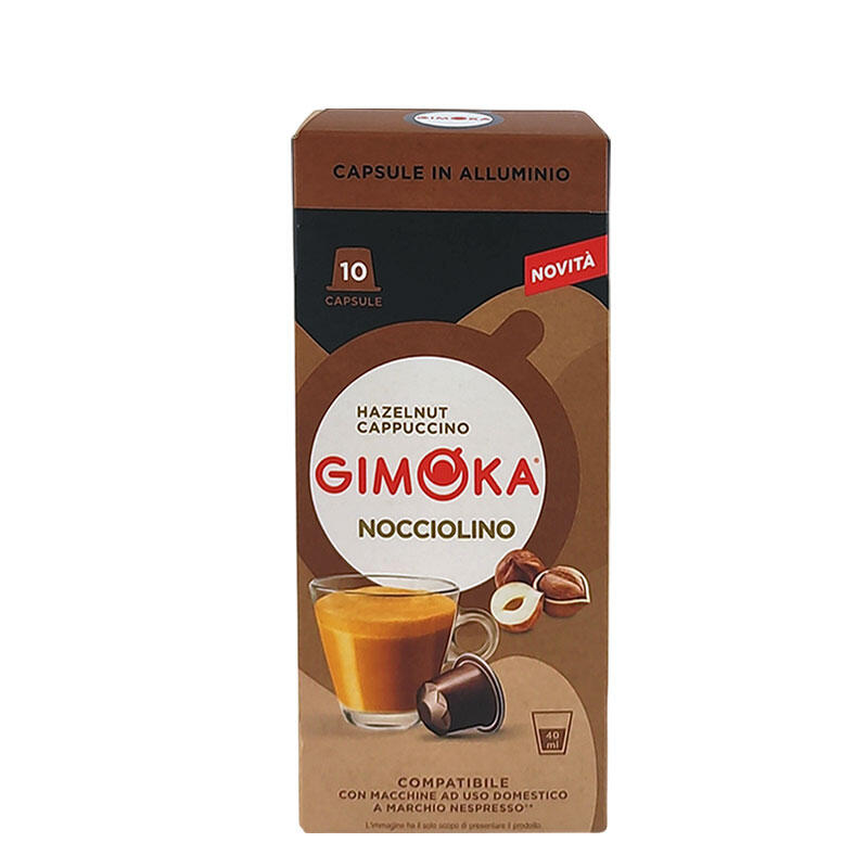 GIMOKA In Alluminio Nocciolino - capsules Nespresso® 10 pcs