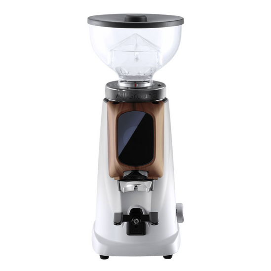 COFFEE GRINDER FIORENZATO AllGRAOUND ARTIC WHITE-WALNUT WOOD F64