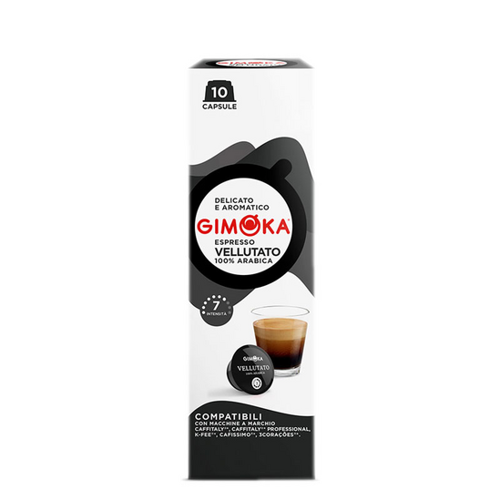 GIMOKA Vellutato 100% Arabica – капсули "Caffitaly" 10 бр.